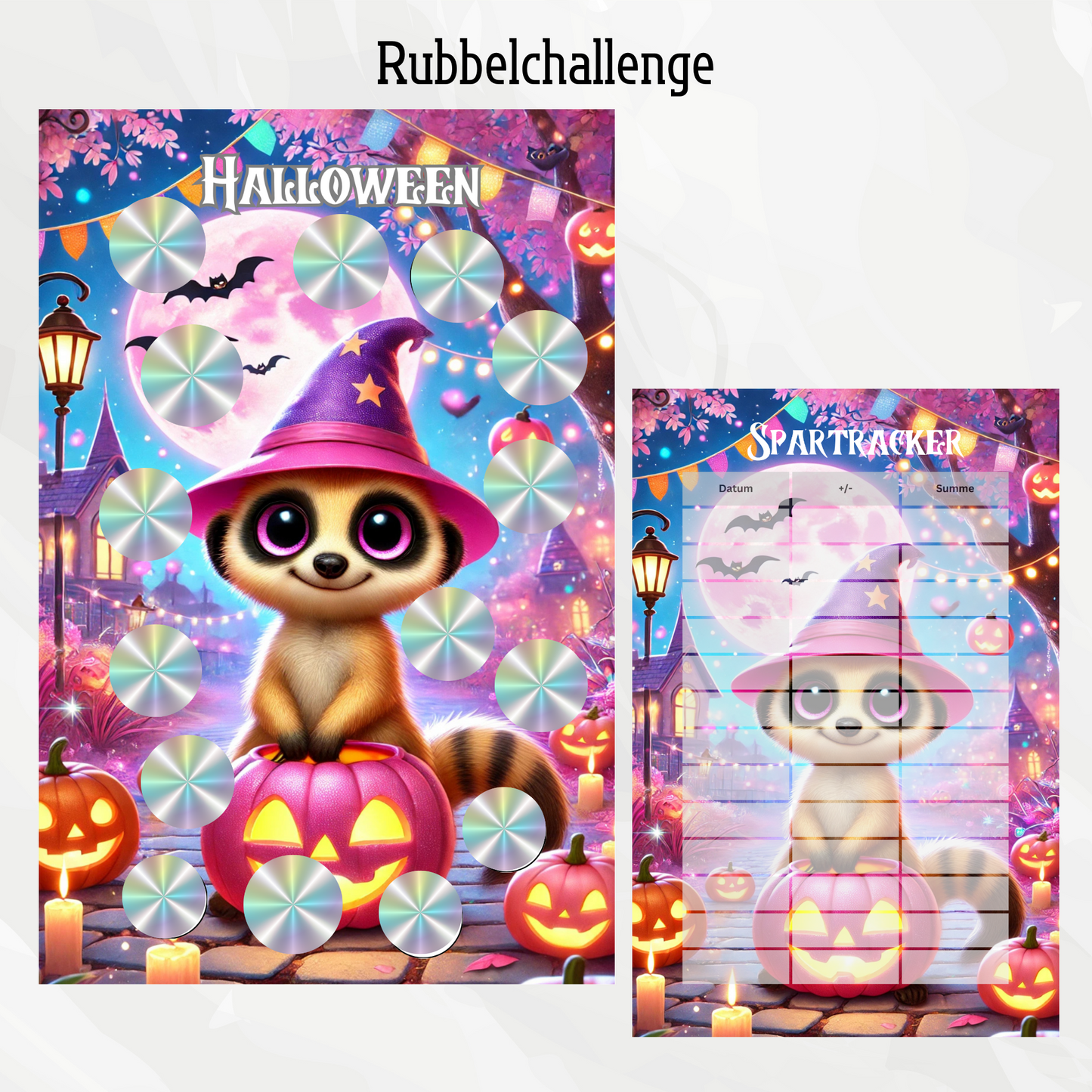 Sparchallenge Erdmännchen "Halloween" Artikel 2025/24