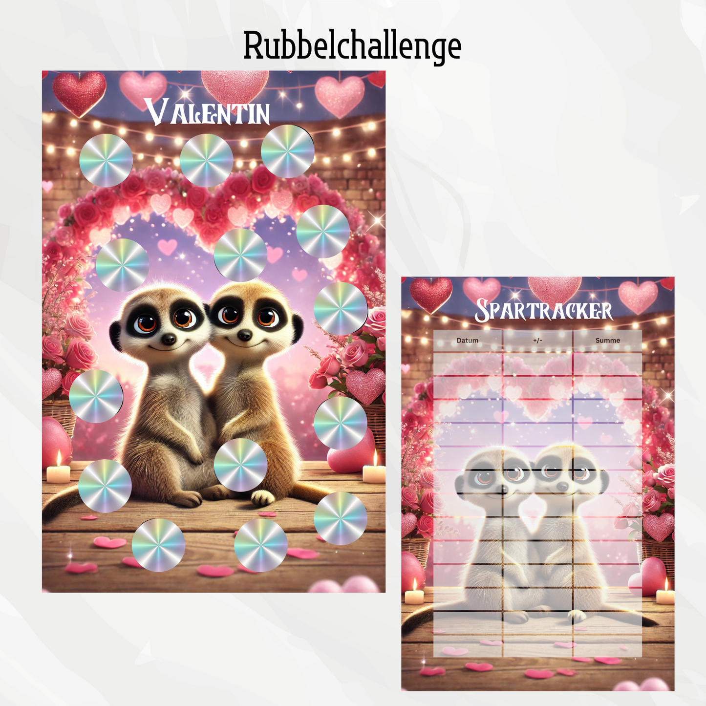 Sparchallenge Erdmännchen "Valentine" Artikel 2025/27