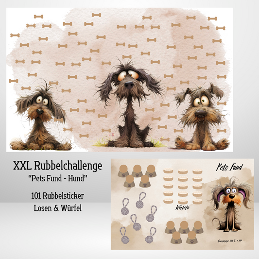 XXL Rubbelchallenge "Pets Fund - Hund" Artikel 2025/80